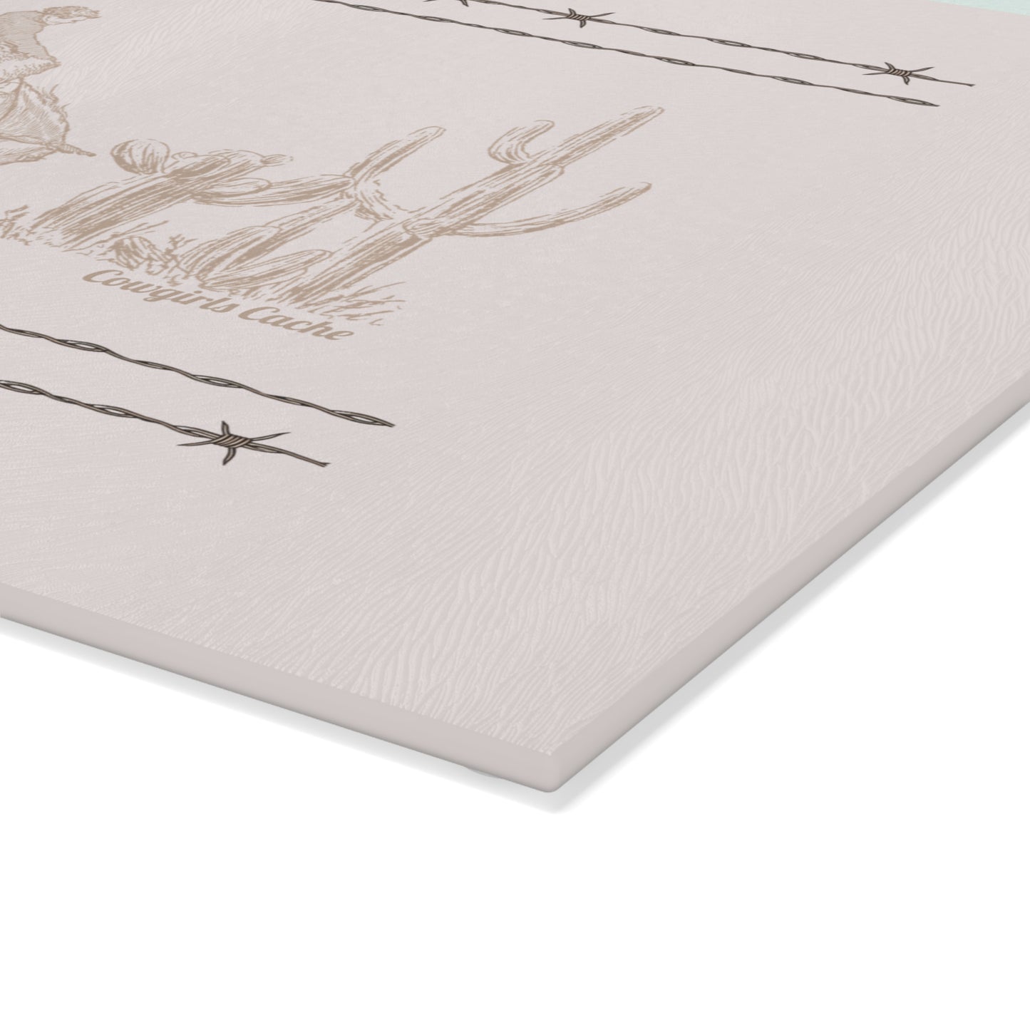 Let'er Buck, Glass Cutting Board