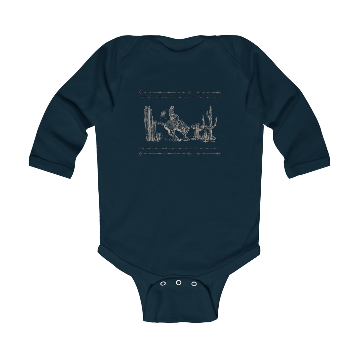 Iron on Iron, Infant Long Sleeve Bodysuit