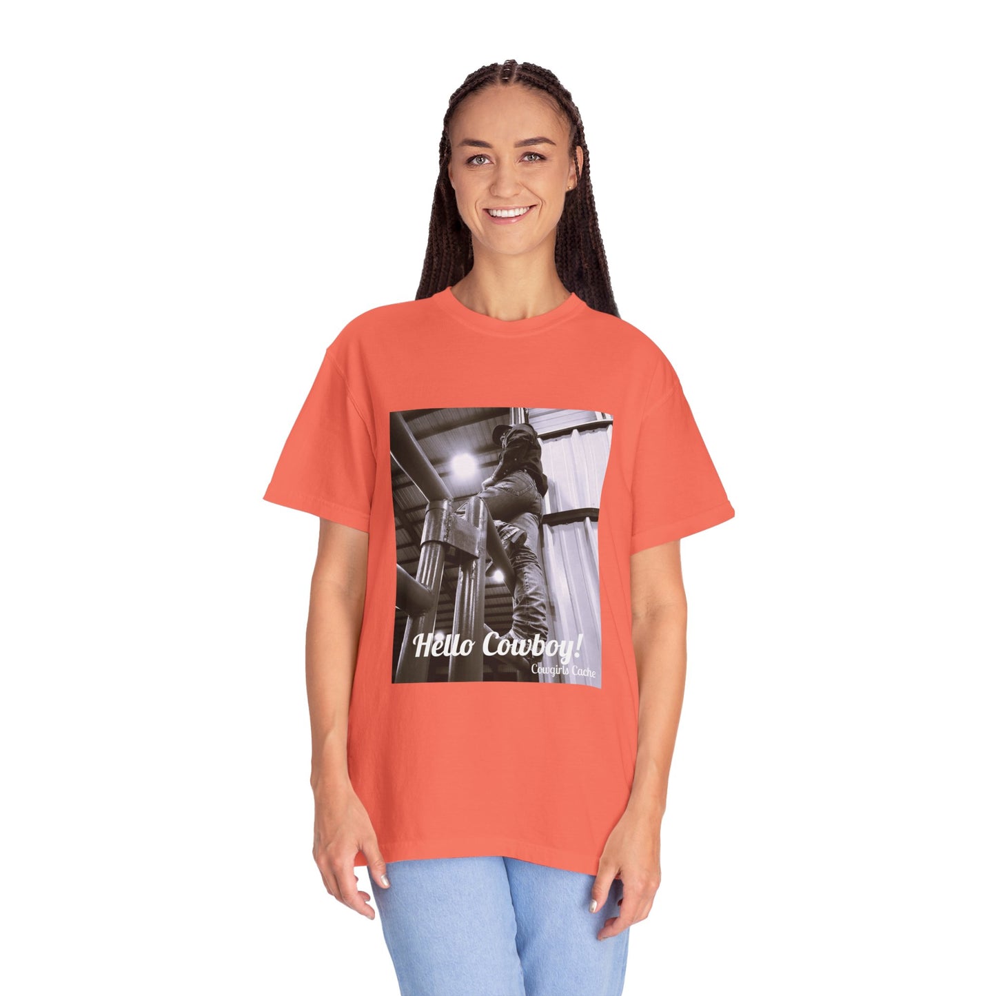 Hello Cowboy! Unisex Garment-Dyed T-shirt