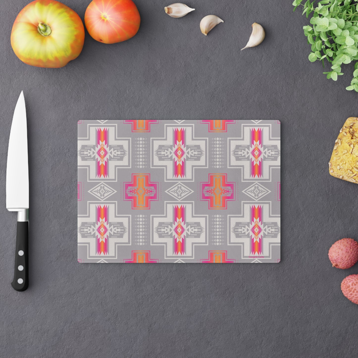 Cutting Board - Native American Pink Glass