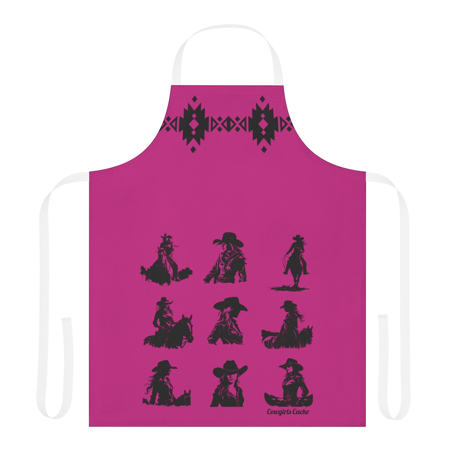Cowgirls, Apron, 5-Color Straps (AOP)