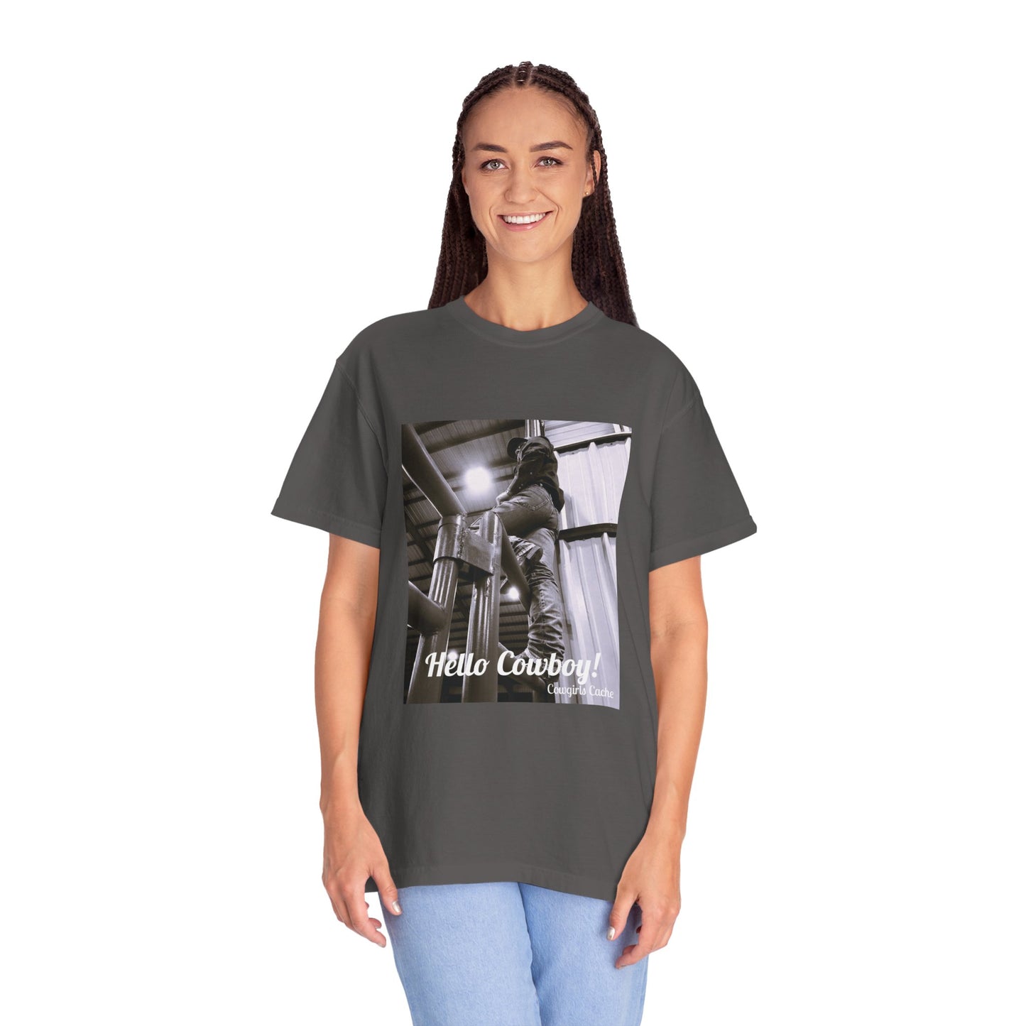Hello Cowboy! Unisex Garment-Dyed T-shirt