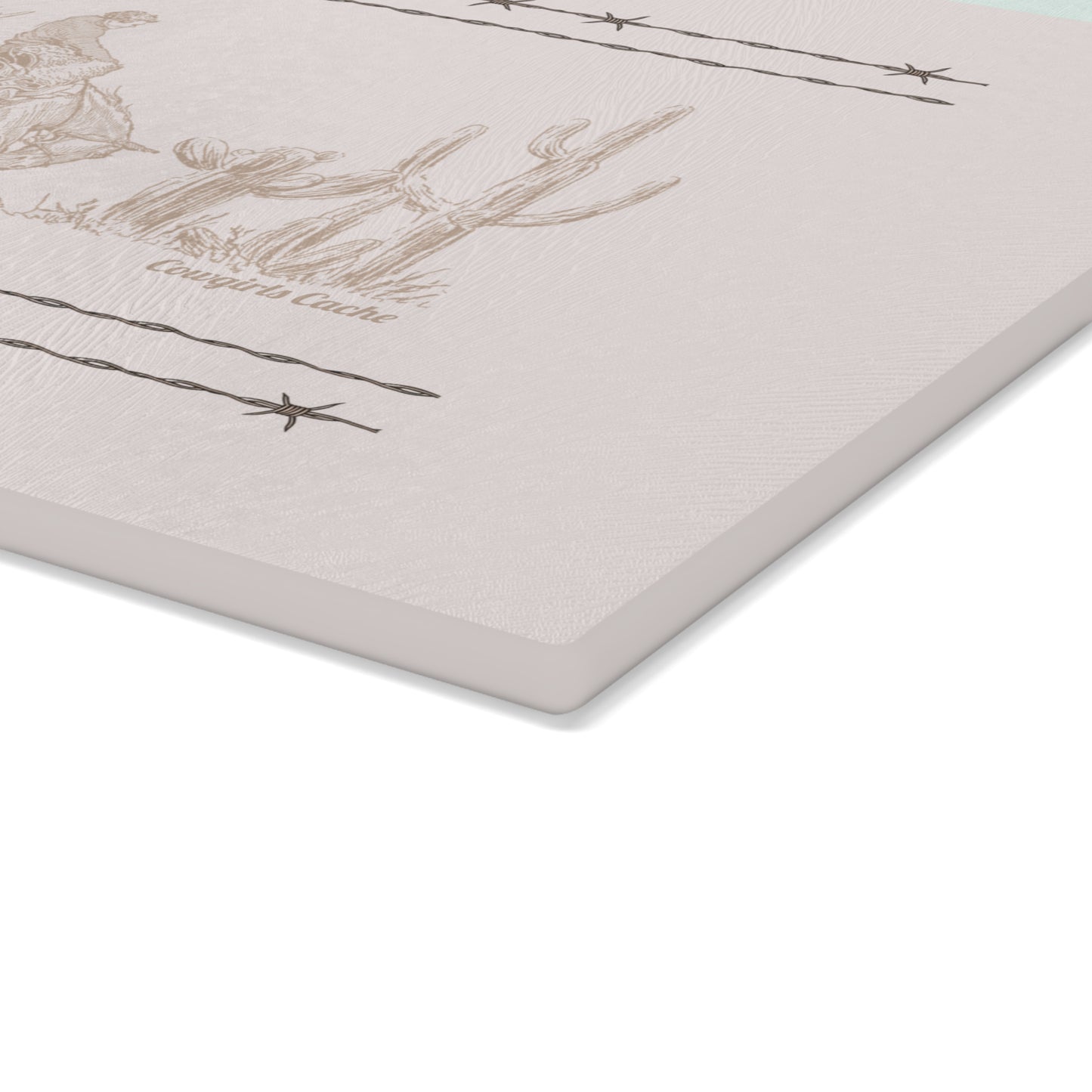 Let'er Buck, Glass Cutting Board
