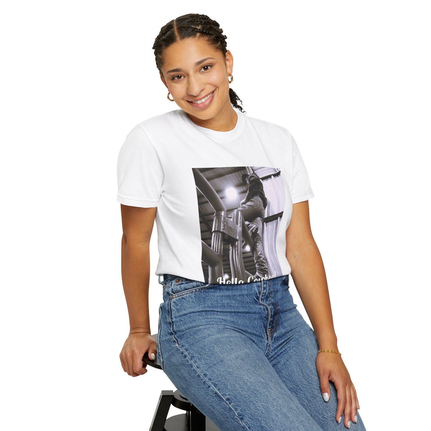 Hello Cowboy! Unisex Garment-Dyed T-shirt