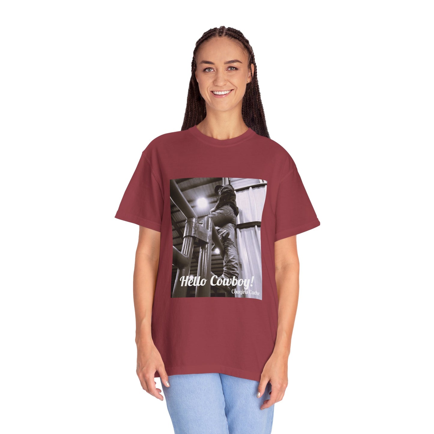 Hello Cowboy! Unisex Garment-Dyed T-shirt