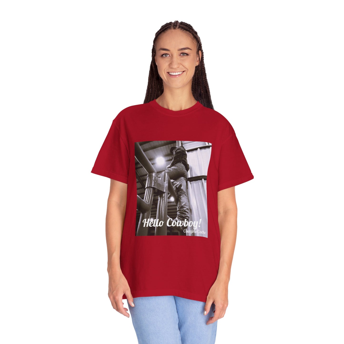 Hello Cowboy! Unisex Garment-Dyed T-shirt