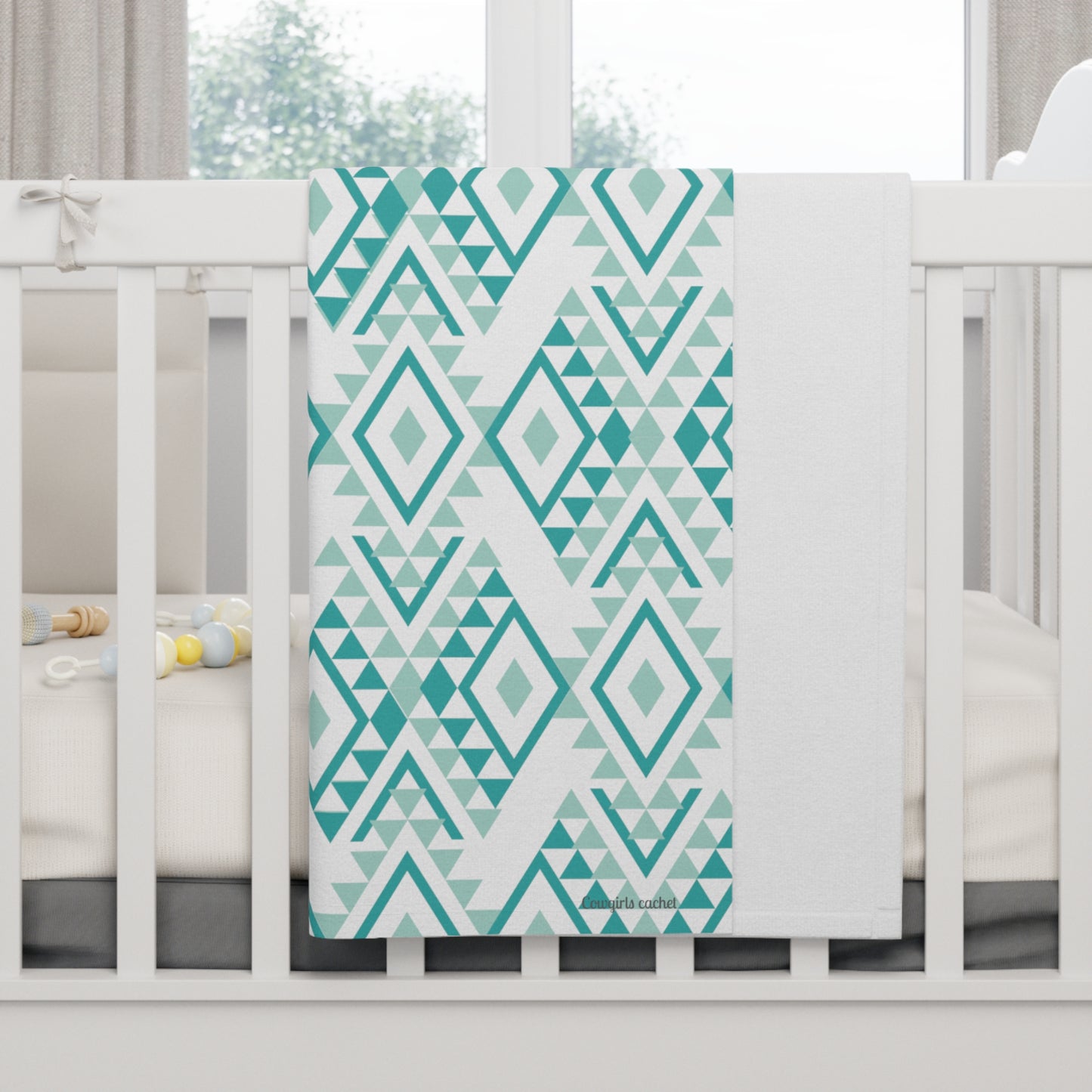 Aztec Soft Fleece Baby Blanket