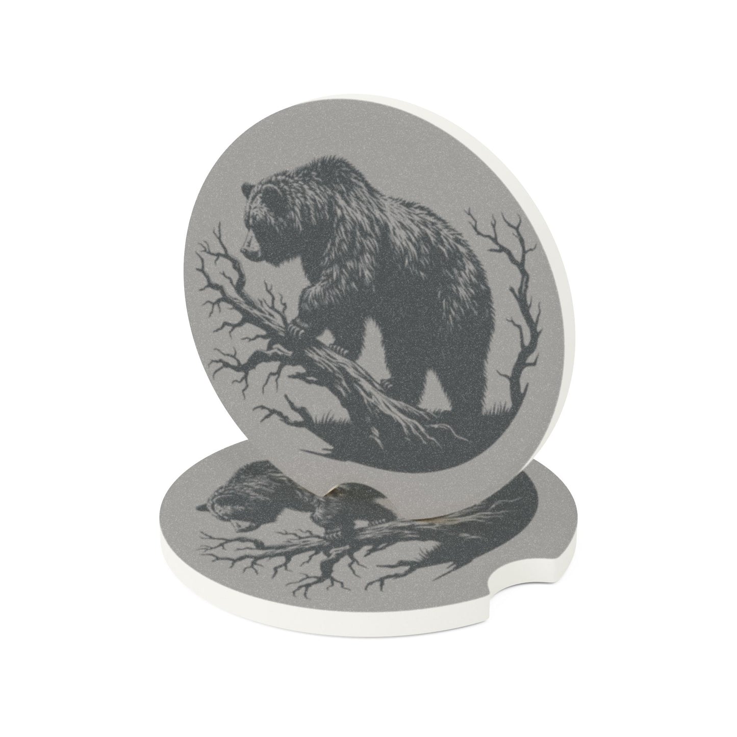 Grizzly, Soapstone Car Coaster