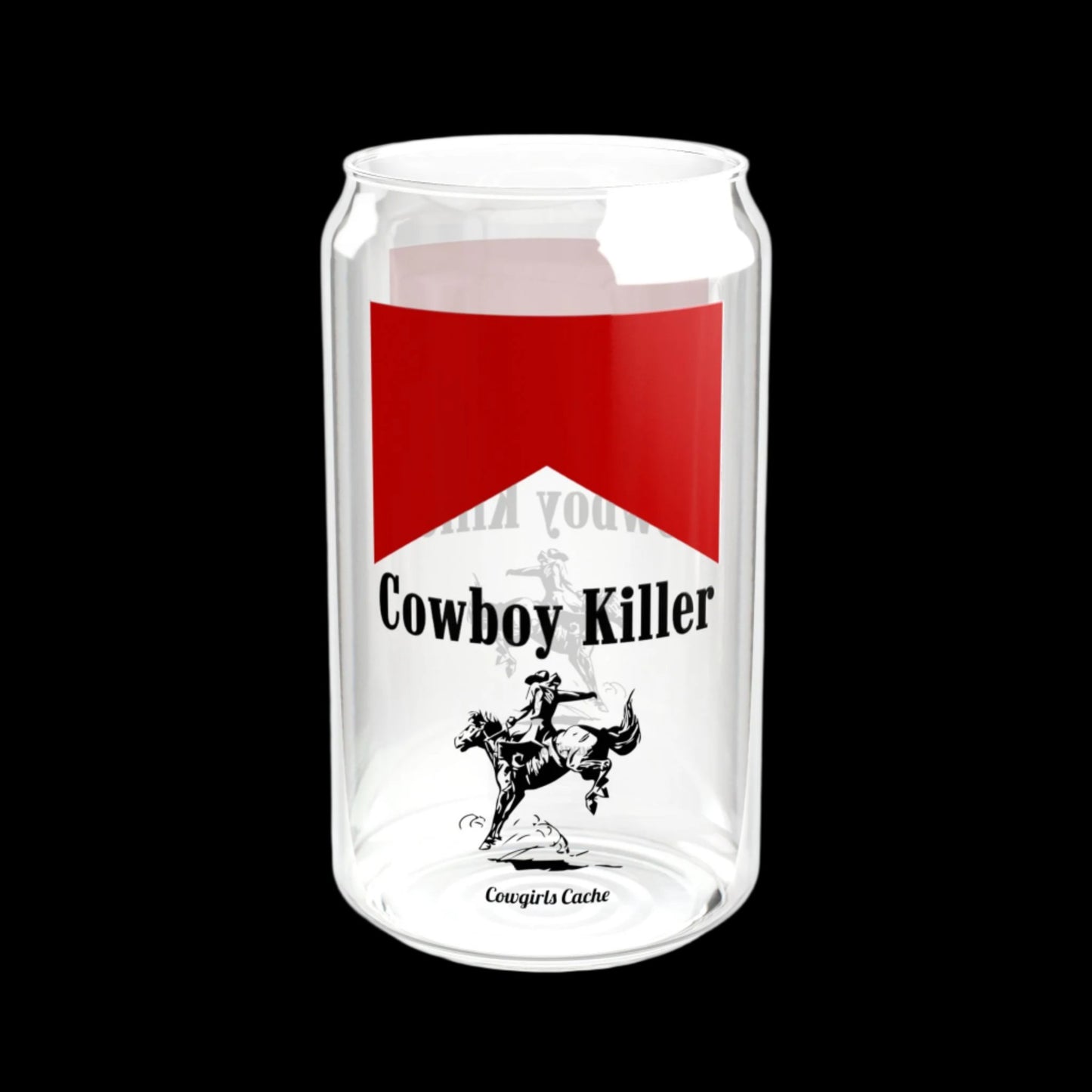 Cowboy Killer, Sipper Glass, 16oz
