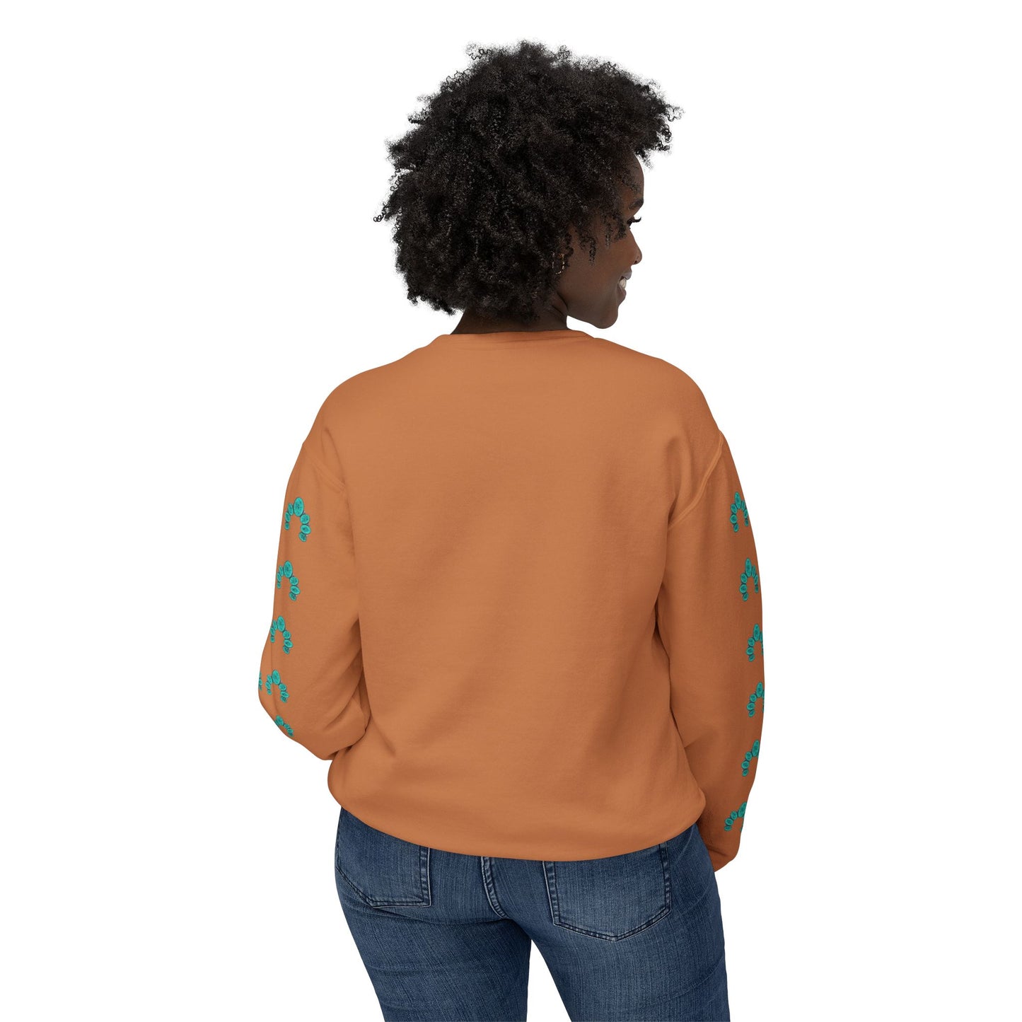 Western Coffee and Turquoise Sweatshirt