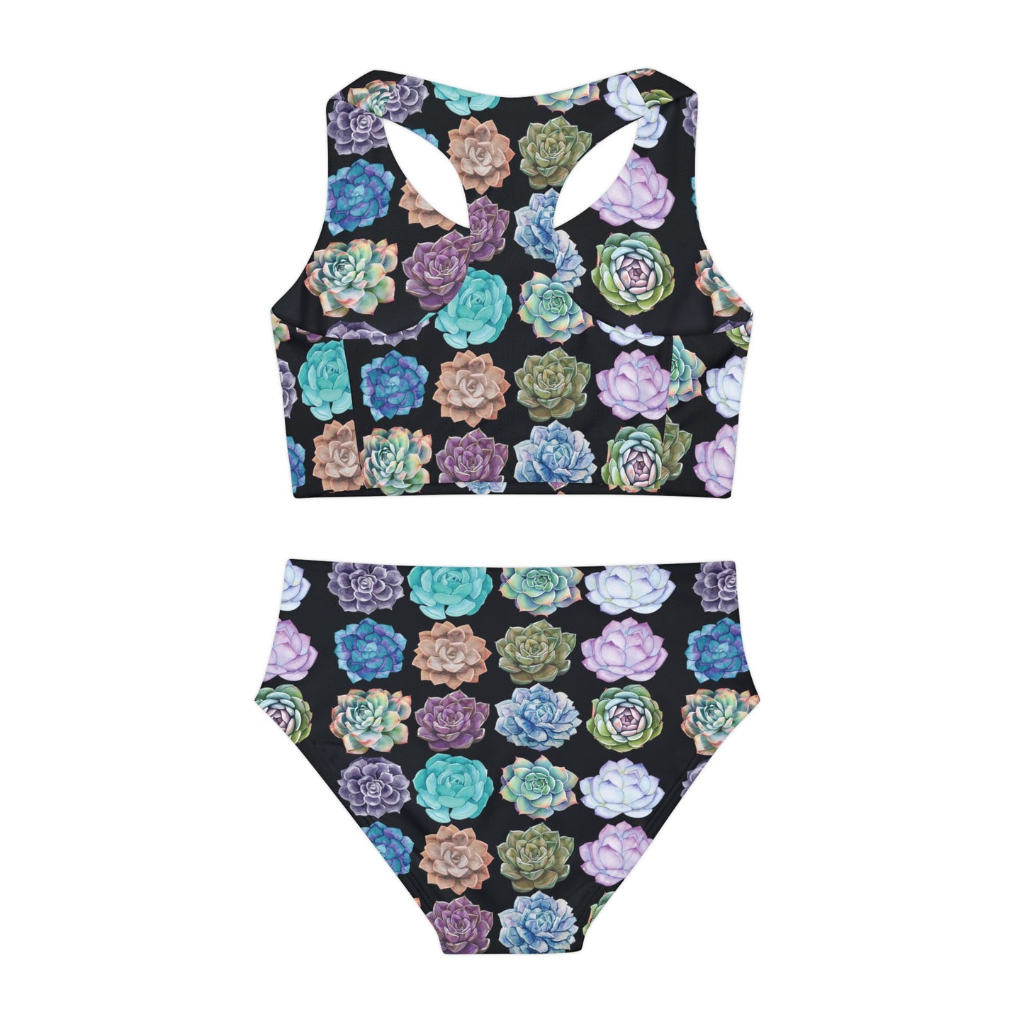 Texas Bloom, Girls Two Piece Swimsuit (AOP)