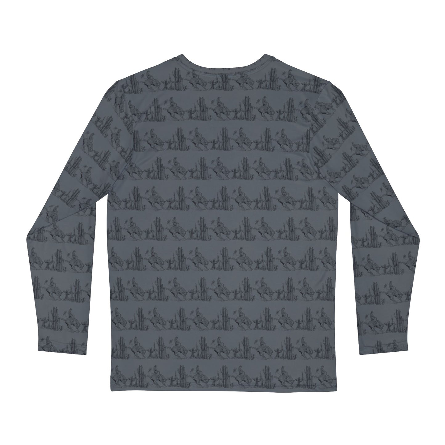 Let'er Buck, Men's Long Sleeve Shirt (AOP)