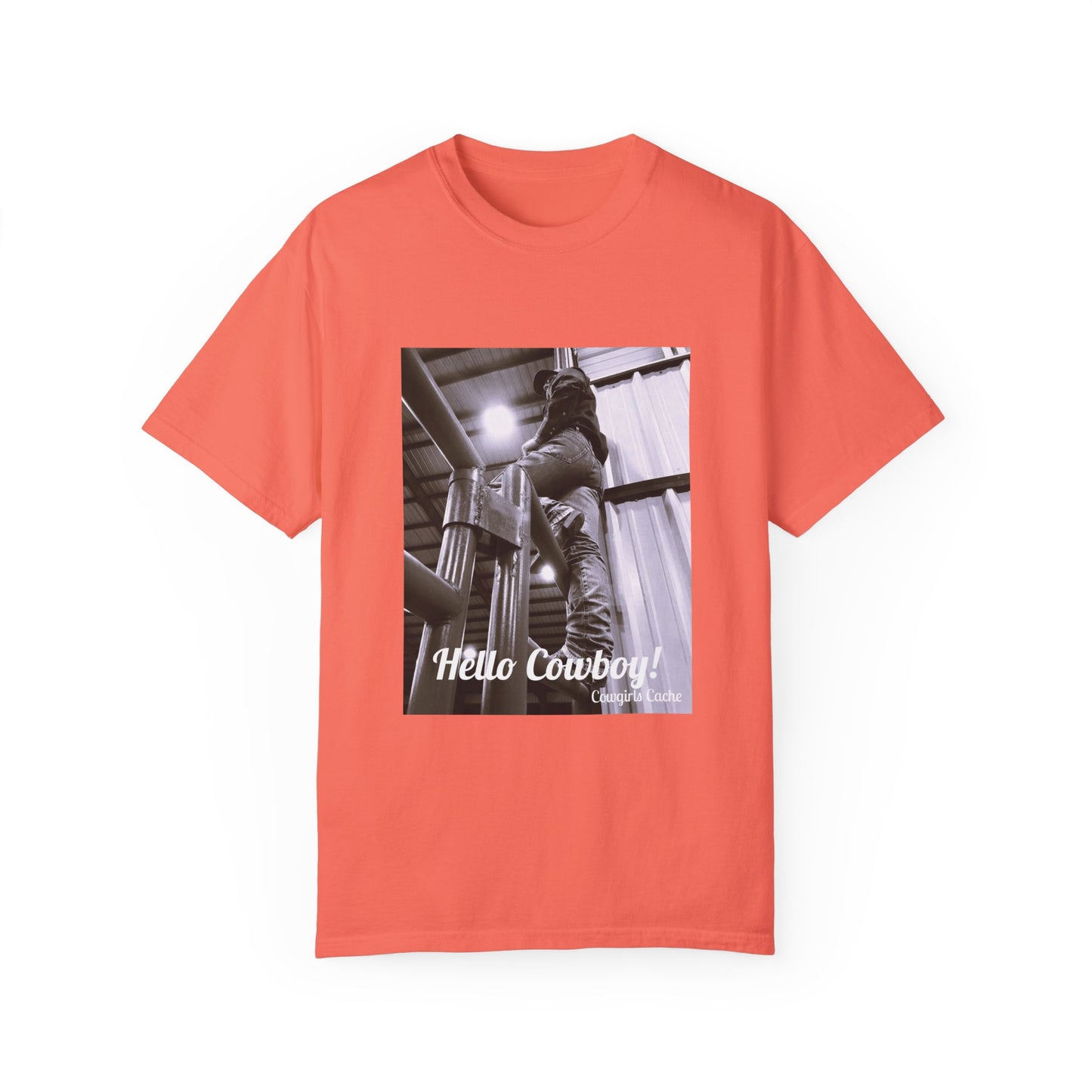Hello Cowboy! Unisex Garment-Dyed T-shirt