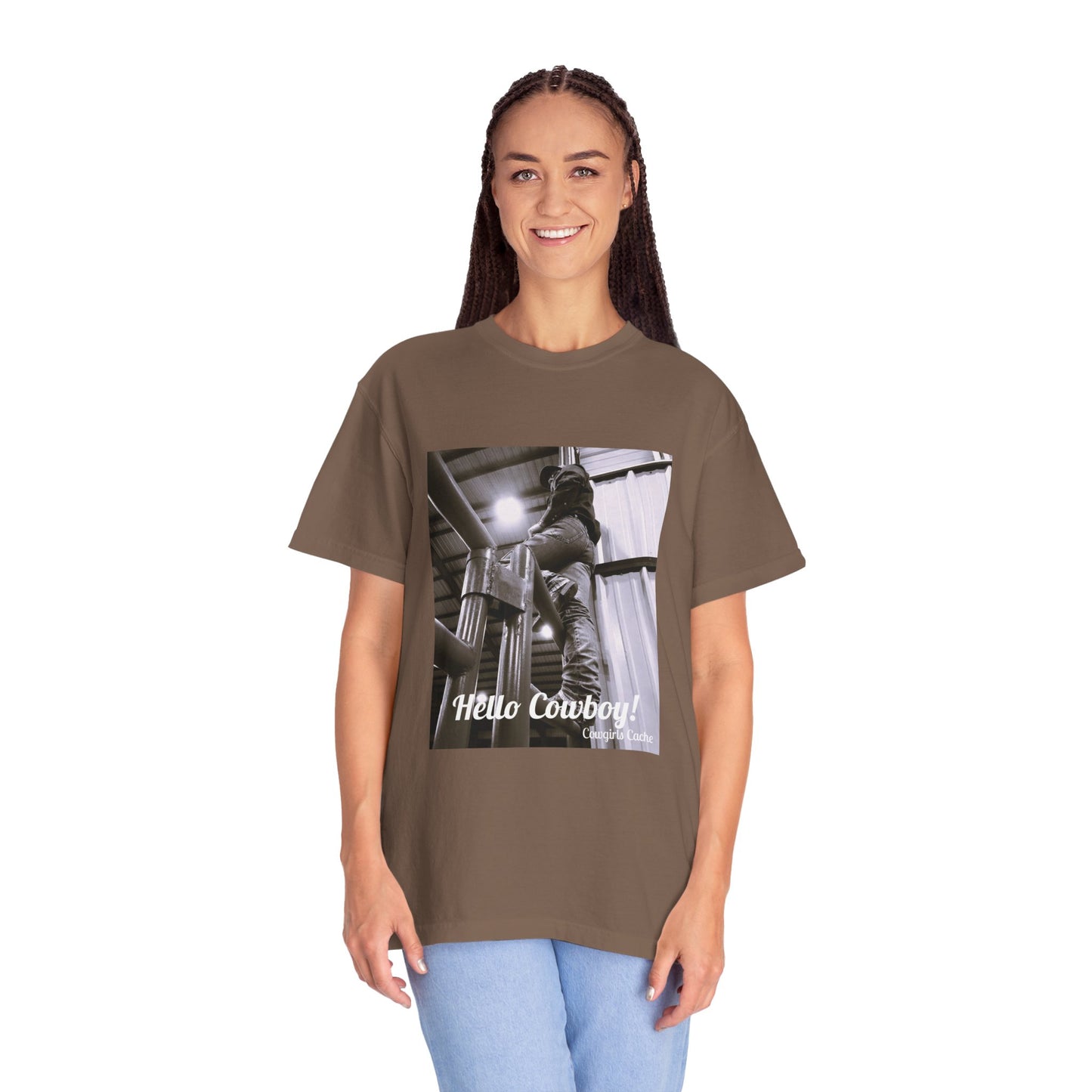 Hello Cowboy! Unisex Garment-Dyed T-shirt