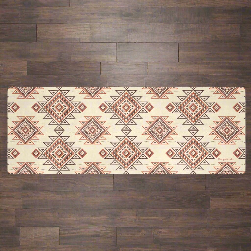 Navajo Brown & Orange Kitchen mats
