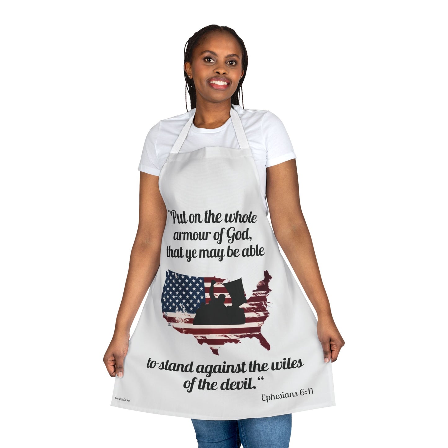 Fight Fight, Apron, 5-Color Straps (AOP)