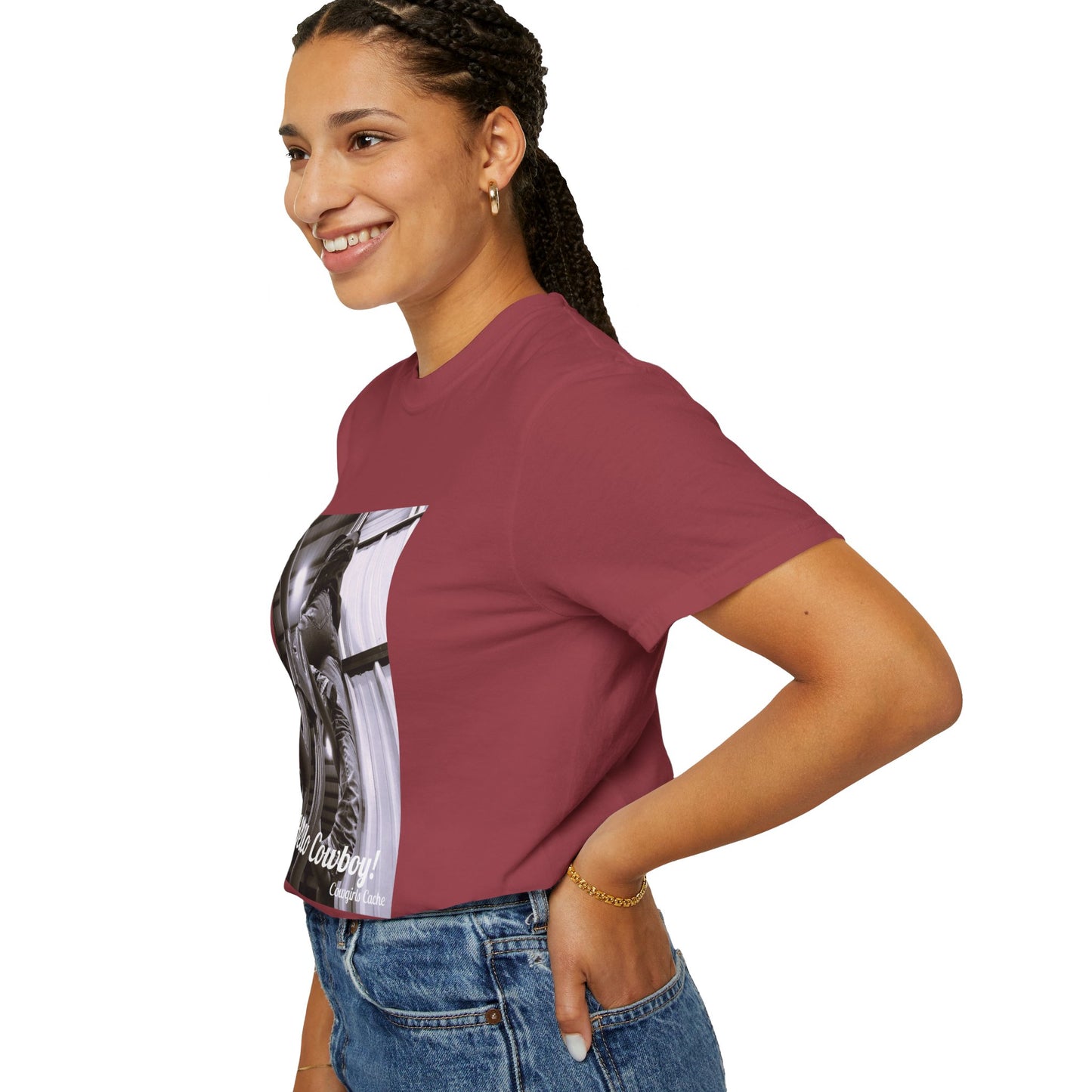 Hello Cowboy! Unisex Garment-Dyed T-shirt