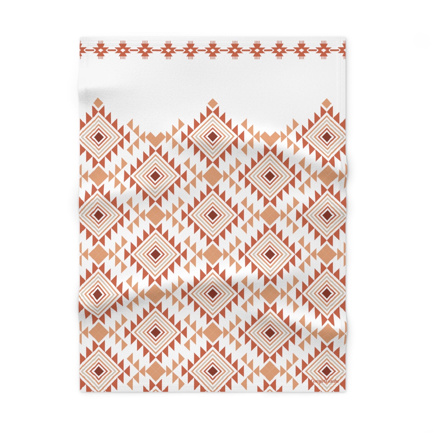 Desert Aztec, Soft Fleece Baby Blanket