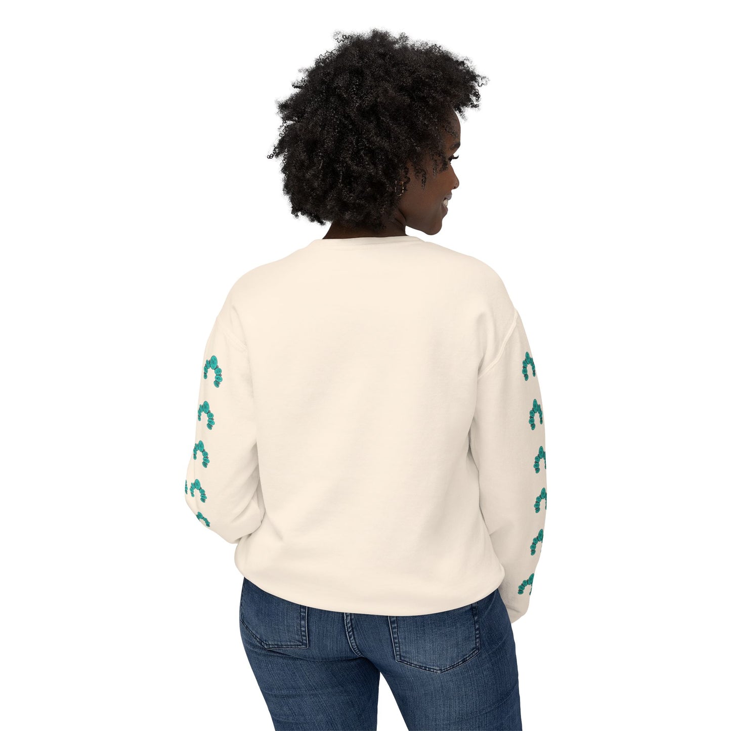 Western Coffee and Turquoise Sweatshirt