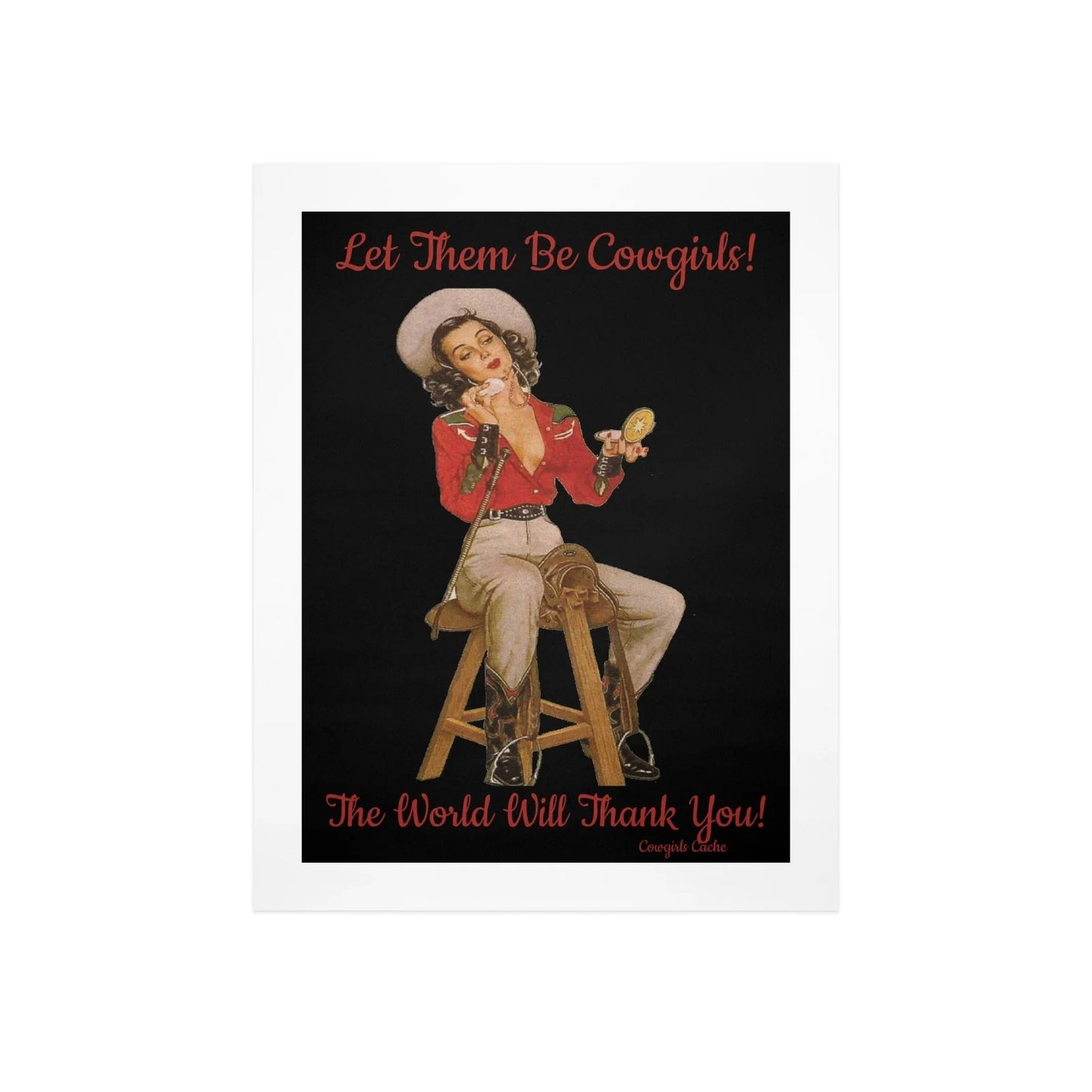 Retro Cowgirls Posters