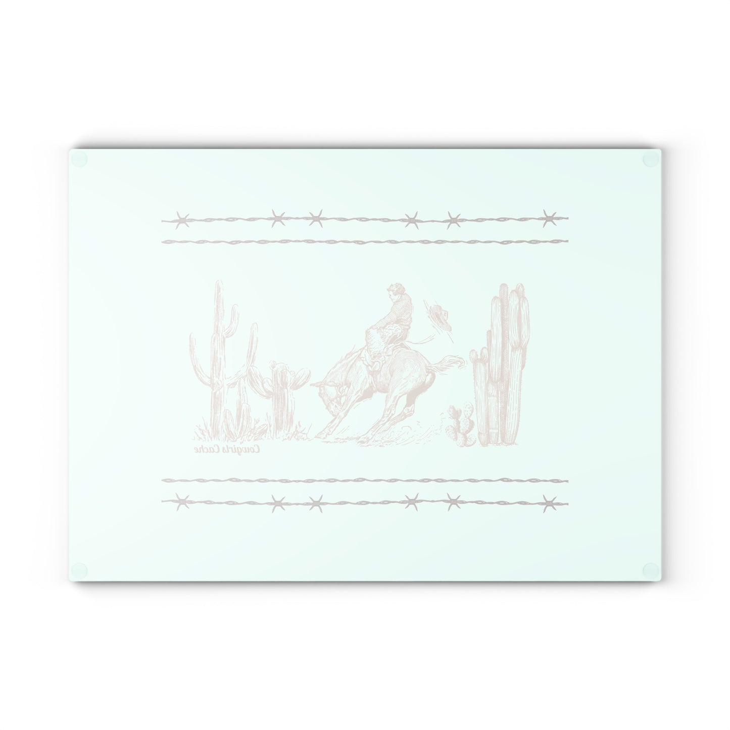 Let'er Buck, Glass Cutting Board