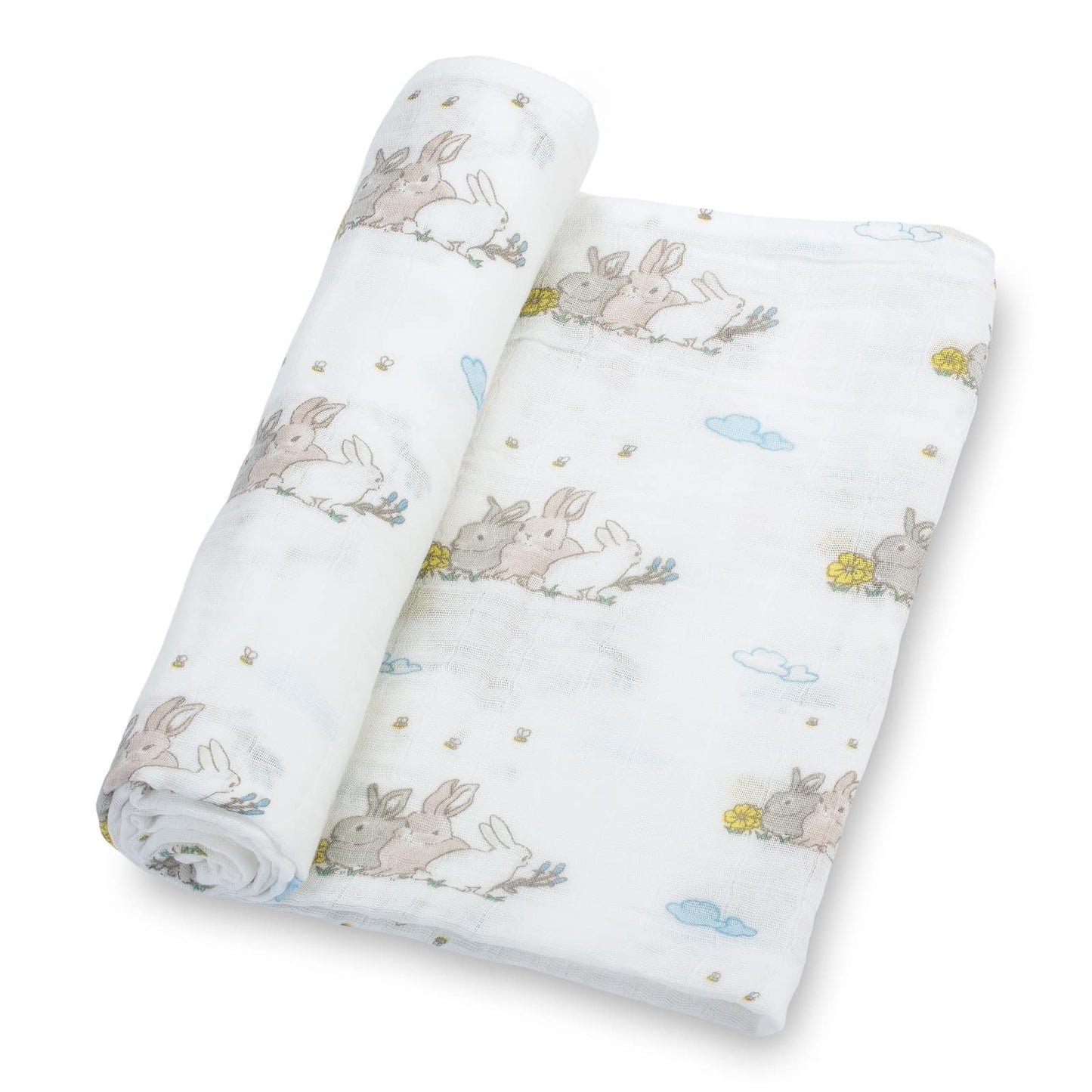 LollyBanks Swaddle Blanket | 100% Muslin Cotton | Gender Neutral Newborn and Baby Nursery Essentials for Girls and Boys, Registry | Cowboy Boot and Horseshoe 2 Pack