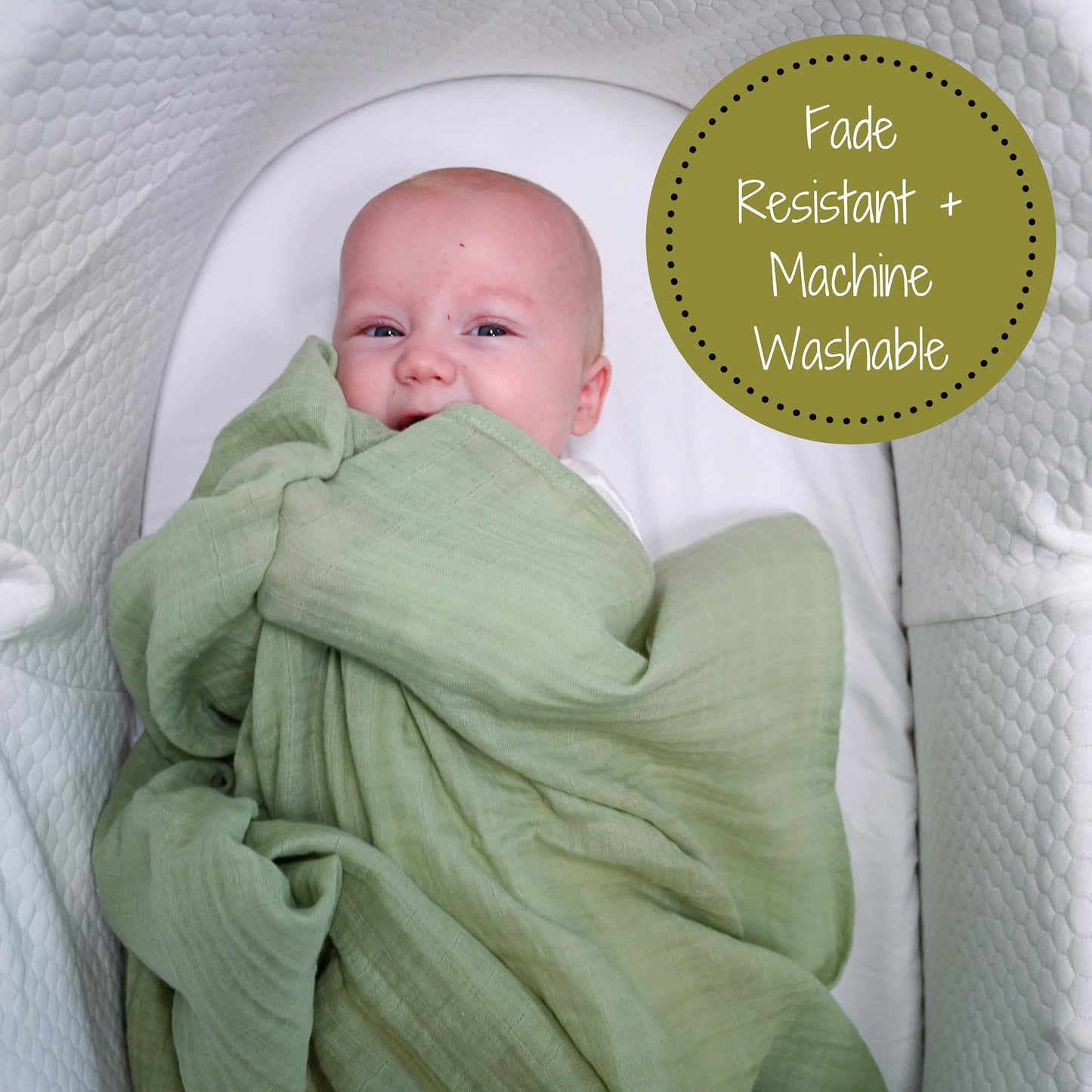 LollyBanks Swaddle Blanket | 100% Muslin Cotton | Gender Neutral Newborn and Baby Nursery Essentials for Girls and Boys, Registry | Cowboy Boot and Horseshoe 2 Pack