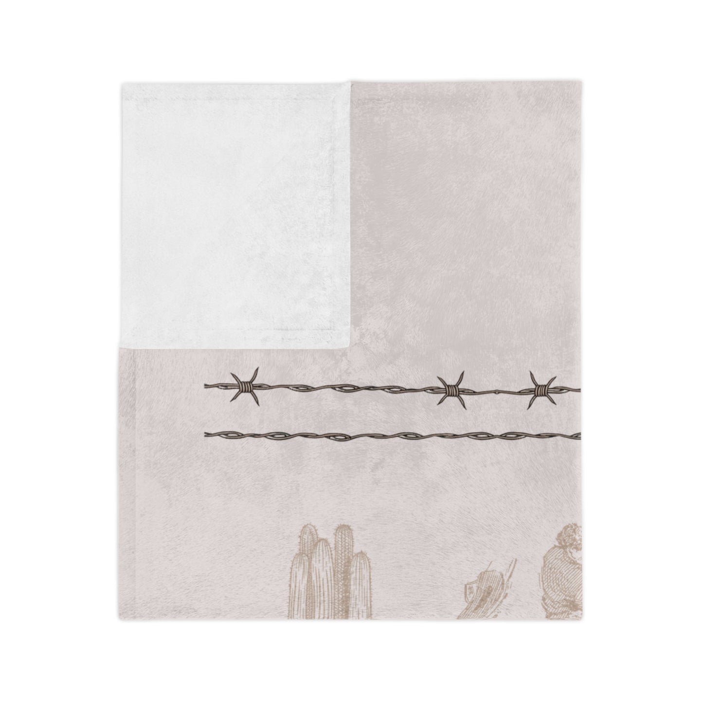 Let'er Buck, Velveteen Microfiber Blanket