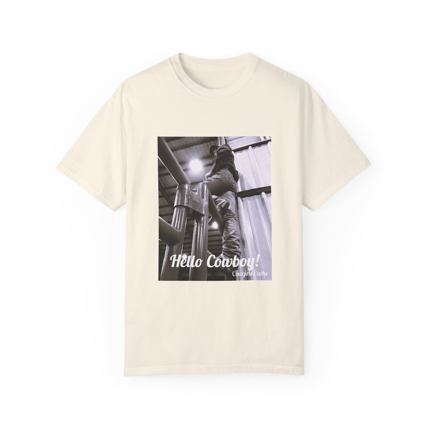 Hello Cowboy! Unisex Garment-Dyed T-shirt