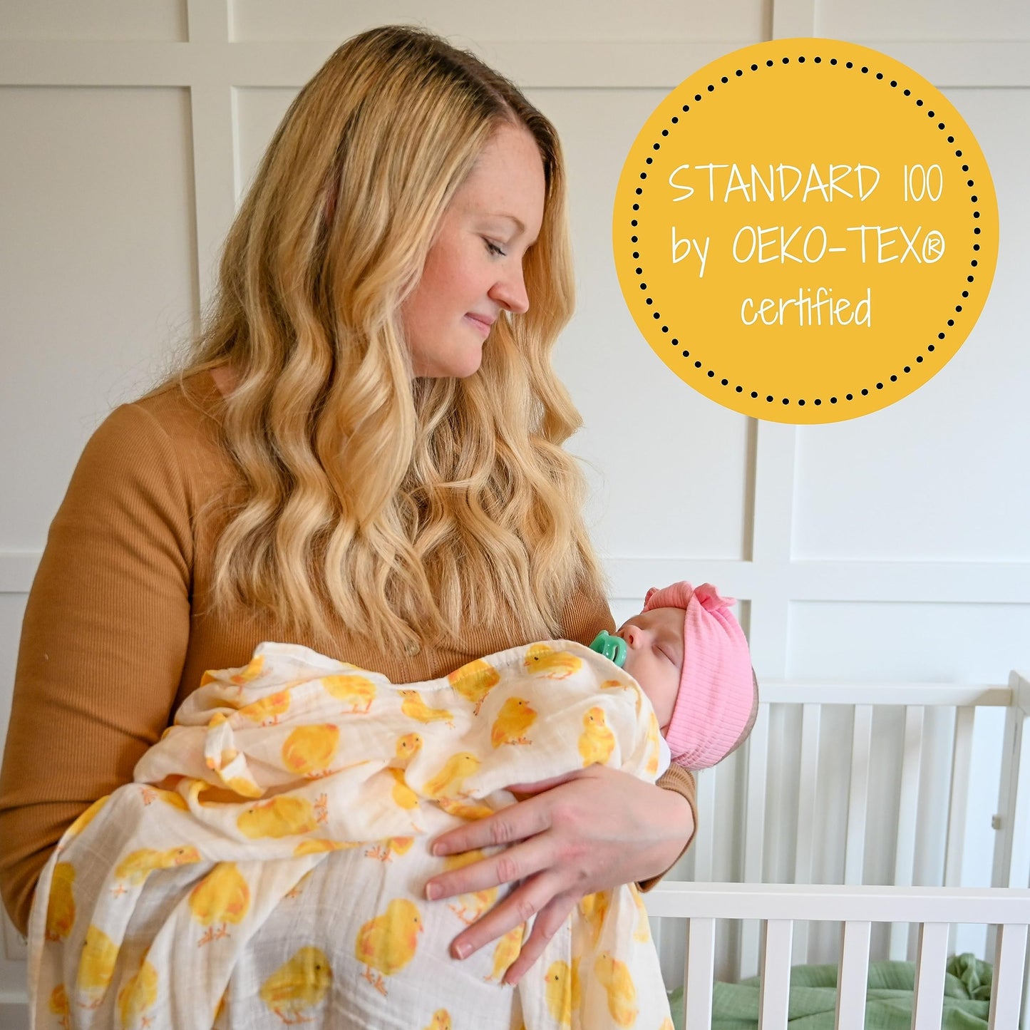 LollyBanks Swaddle Blanket | 100% Muslin Cotton | Gender Neutral Newborn and Baby Nursery Essentials for Girls and Boys, Registry | Cowboy Boot and Horseshoe 2 Pack