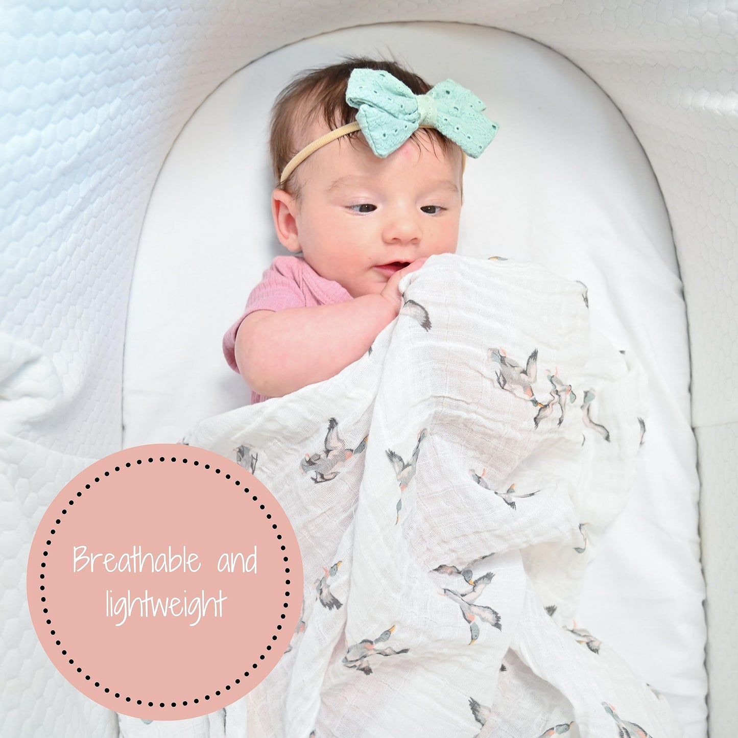 LollyBanks Swaddle Blanket | 100% Muslin Cotton | Gender Neutral Newborn and Baby Nursery Essentials for Girls and Boys, Registry | Cowboy Boot and Horseshoe 2 Pack