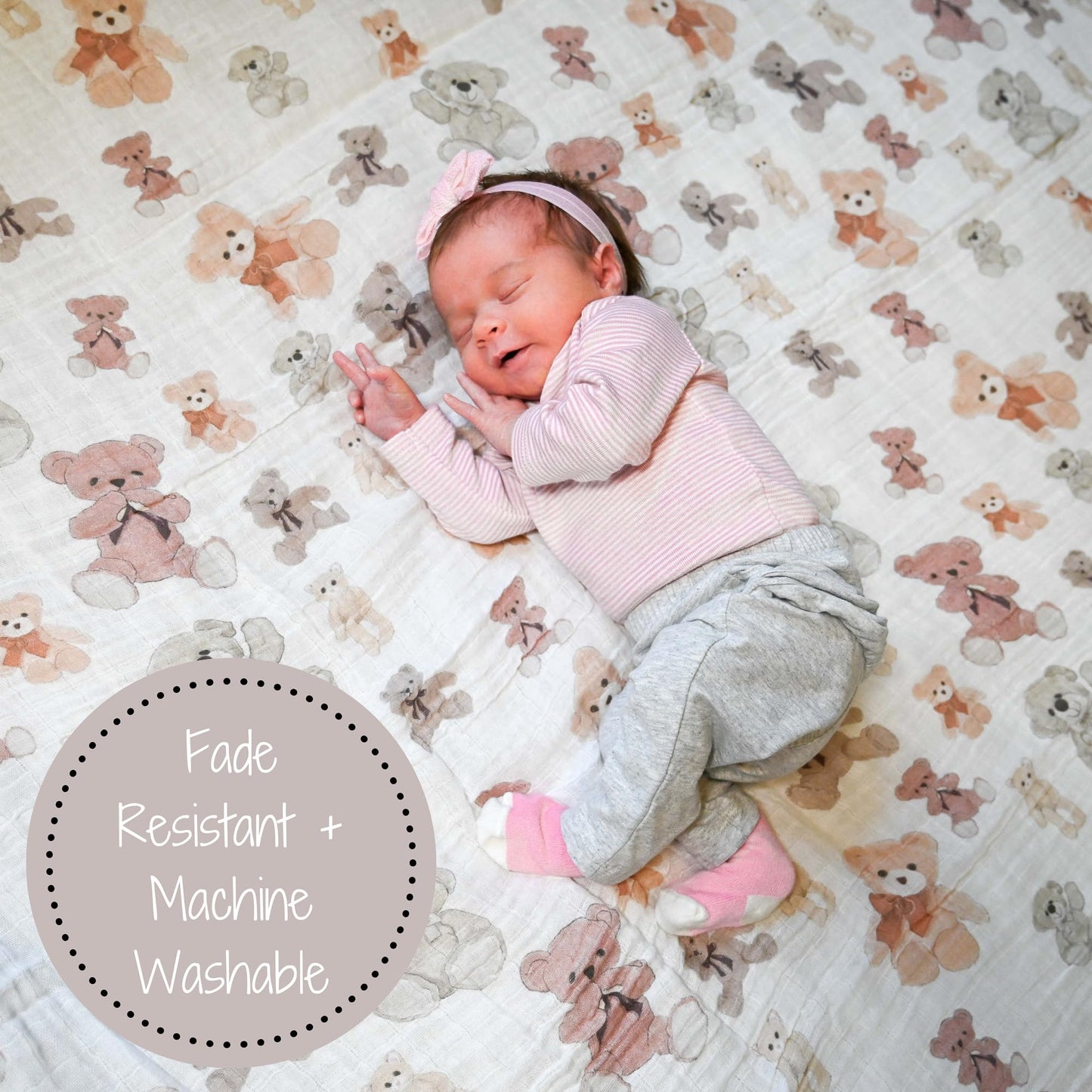 LollyBanks Swaddle Blanket | 100% Muslin Cotton | Gender Neutral Newborn and Baby Nursery Essentials for Girls and Boys, Registry | Cowboy Boot and Horseshoe 2 Pack