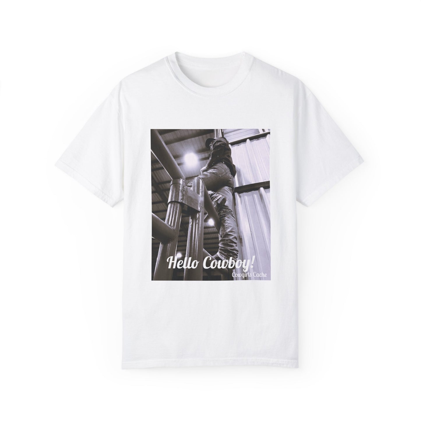 Hello Cowboy! Unisex Garment-Dyed T-shirt