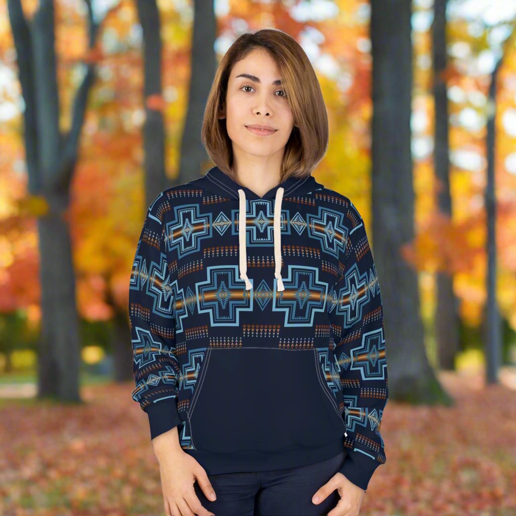 Deer Lake, Unisex Pullover Hoodie (AOP)