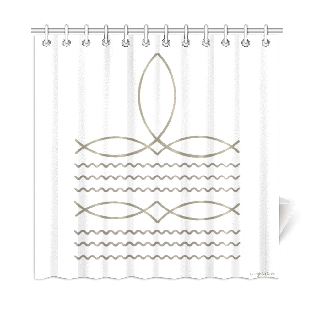 Boot Top Shower Curtains