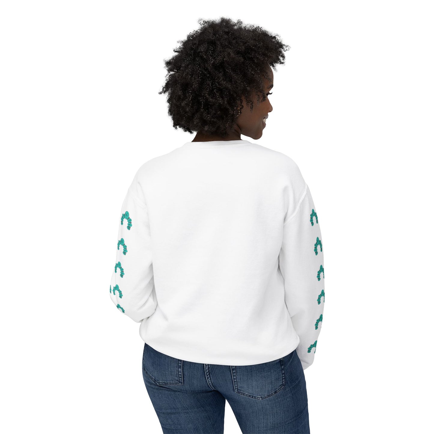 Western Coffee and Turquoise Sweatshirt