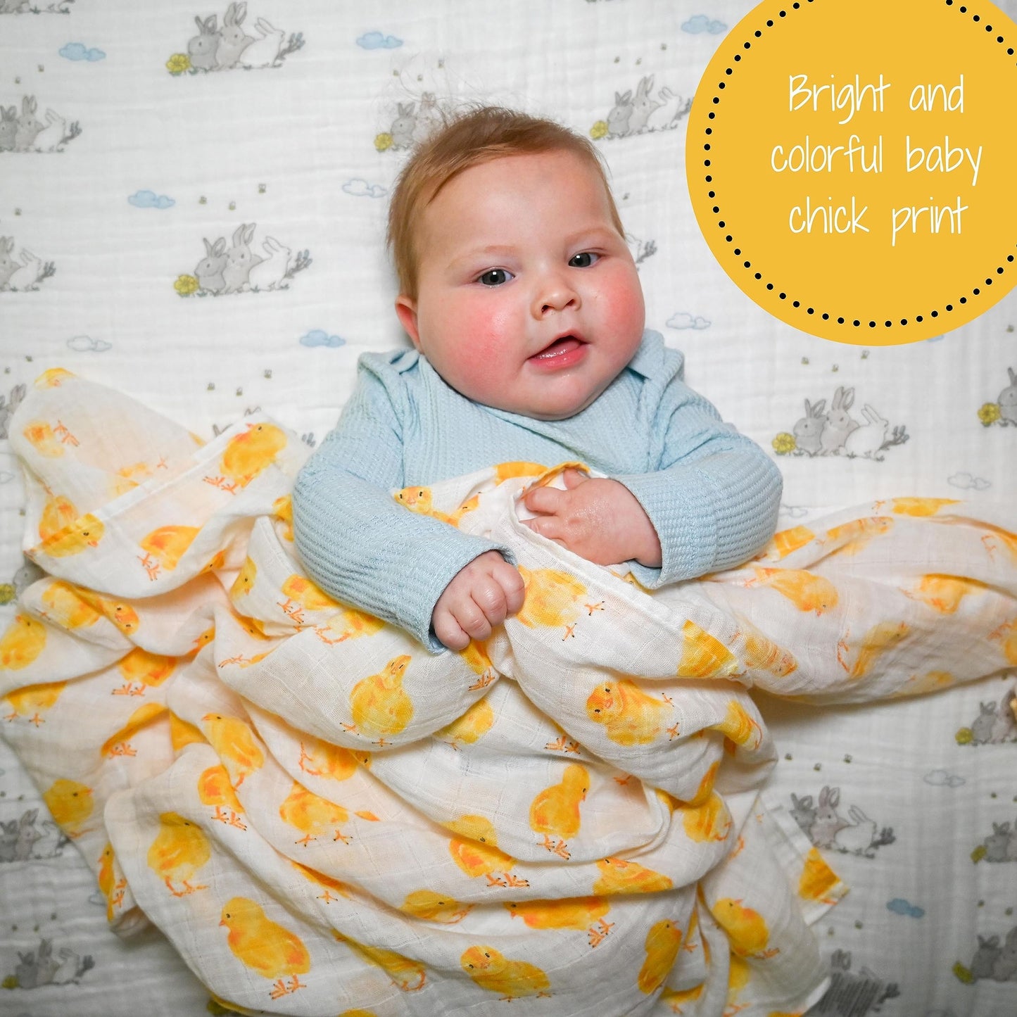 LollyBanks Swaddle Blanket | 100% Muslin Cotton | Gender Neutral Newborn and Baby Nursery Essentials for Girls and Boys, Registry | Cowboy Boot and Horseshoe 2 Pack