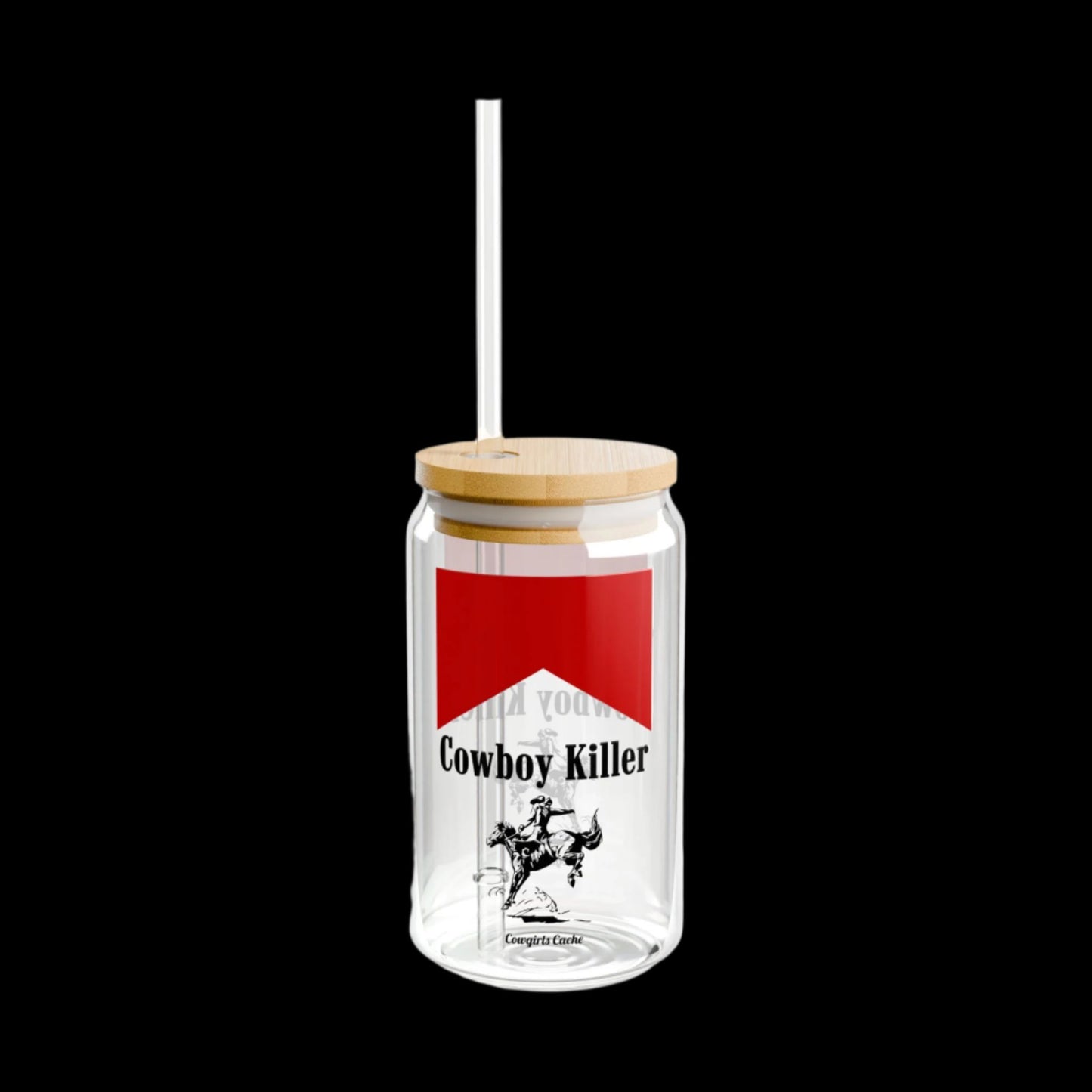 Cowboy Killer, Sipper Glass, 16oz