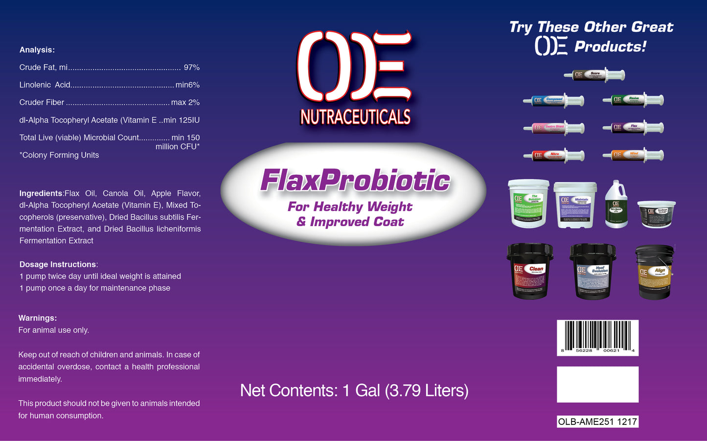 OE Nutraceuticals FlaxProbiotic