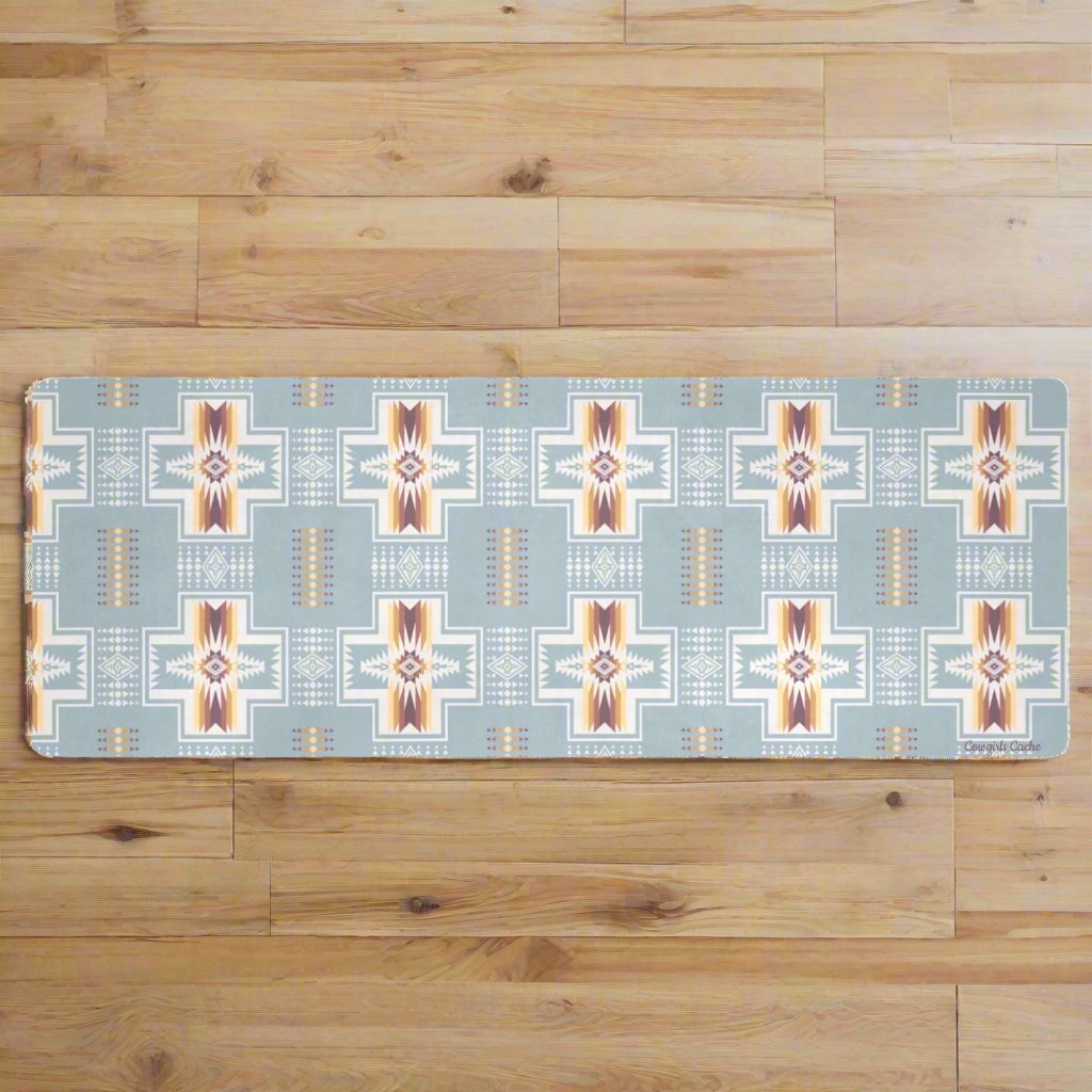 Derby Ridge, Light Blue & Earth Tone's