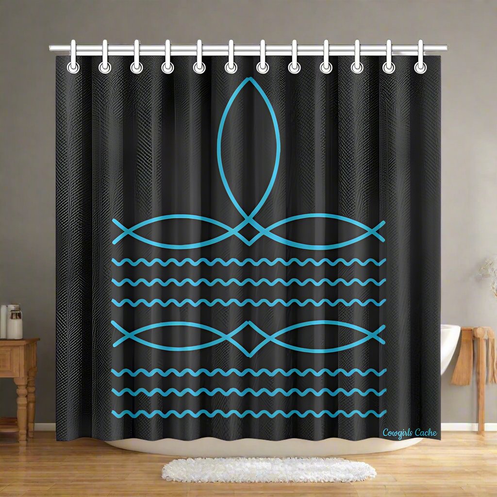 Boot Top Shower Curtains