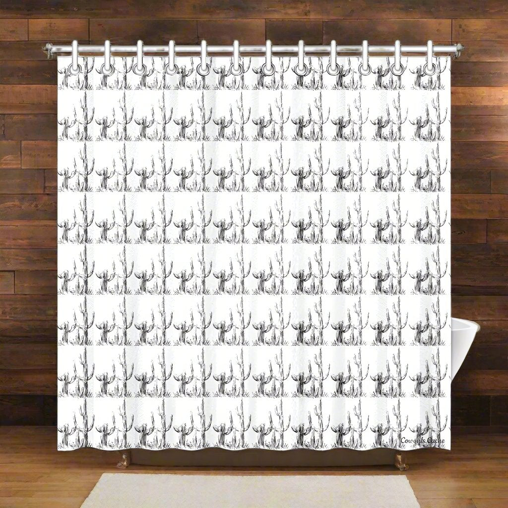 Cactus Shower Curtain Collection