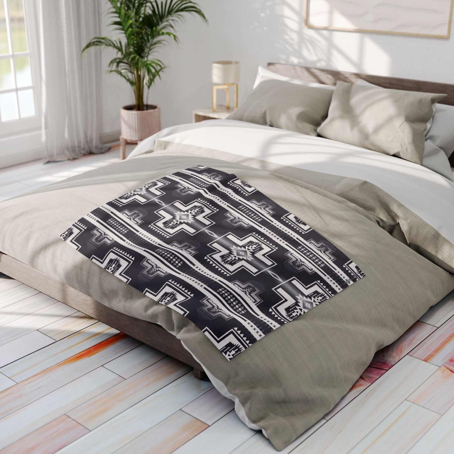 Base Camp Design, Fleece Blanket,