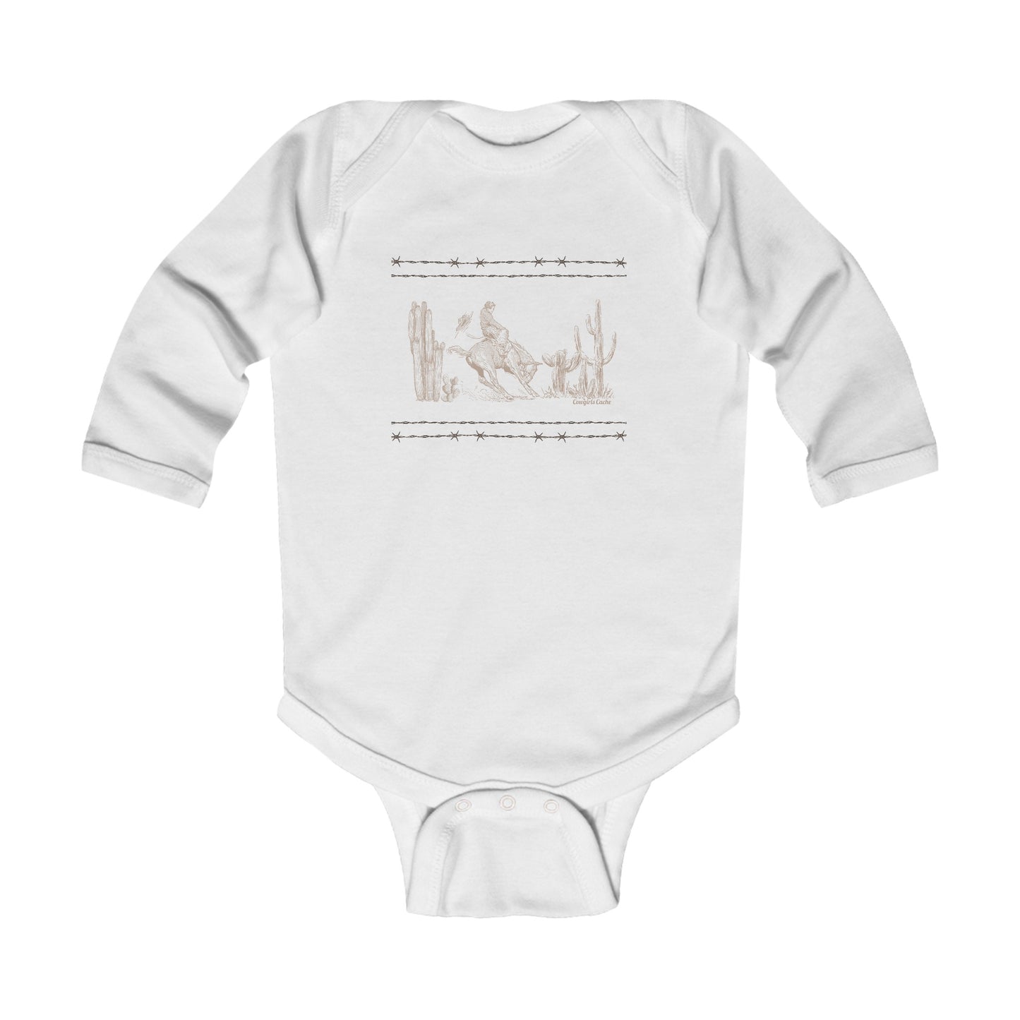 Iron on Iron, Infant Long Sleeve Bodysuit