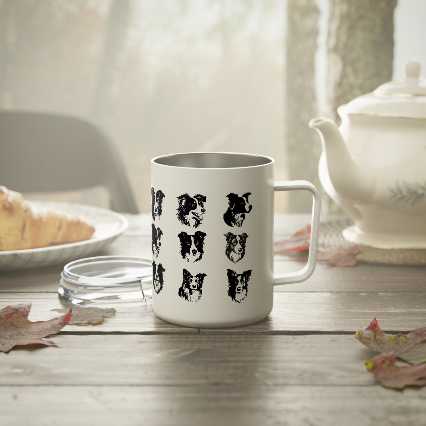 Border Collie,  Insulated Coffee Mug, 10oz
