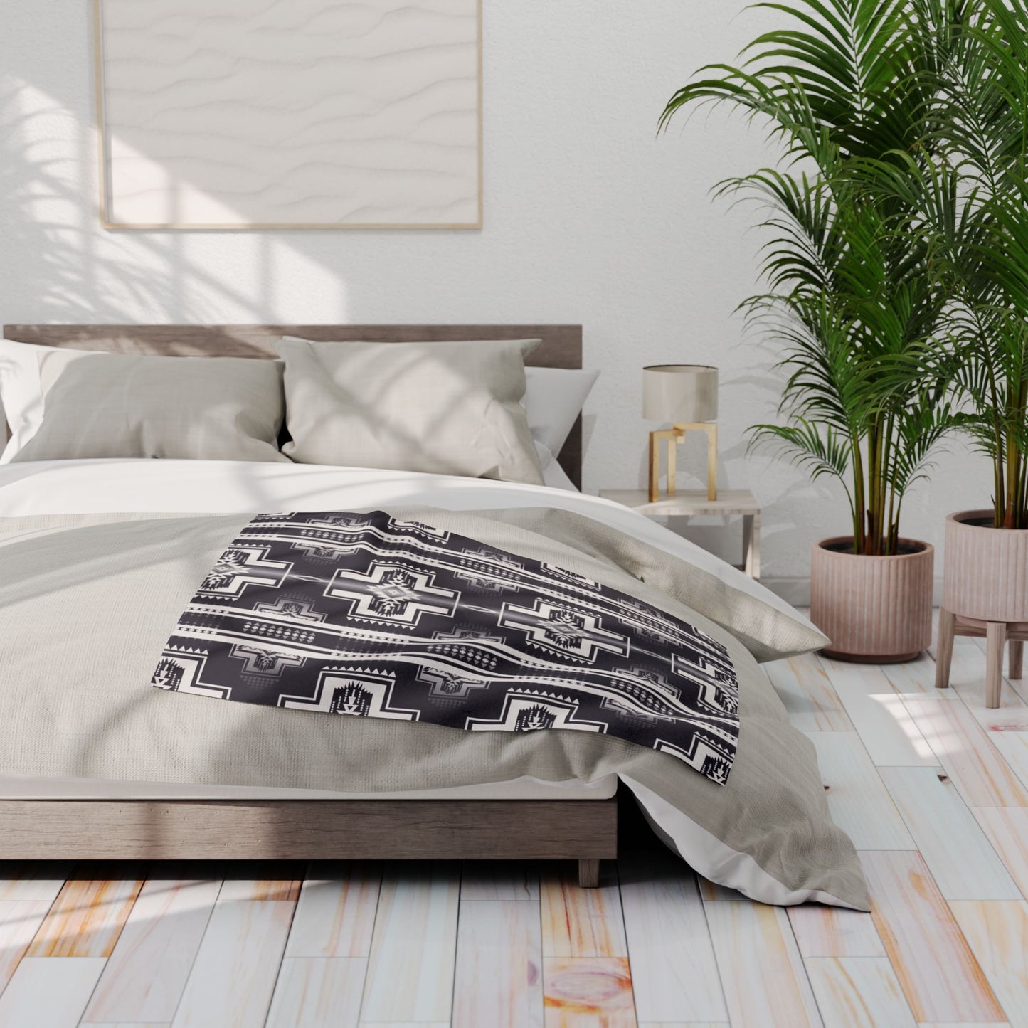 Base Camp Design, Fleece Blanket,