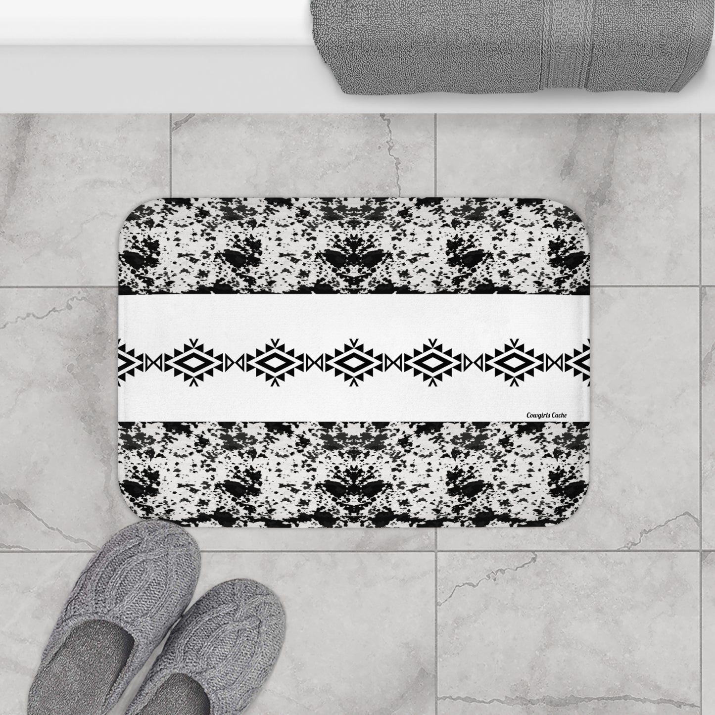 Cowhide, Bath Mat