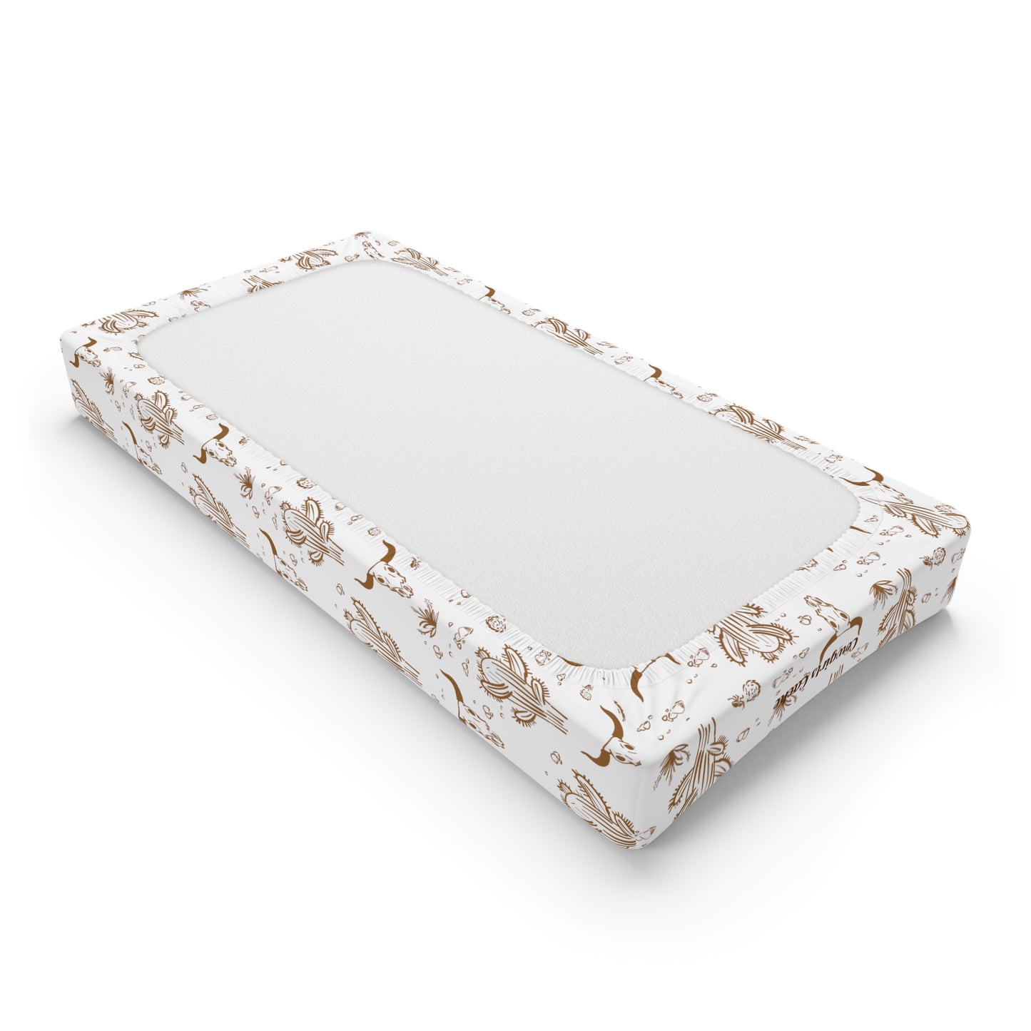 Longhorn Skull, Baby Changing Pad Cover