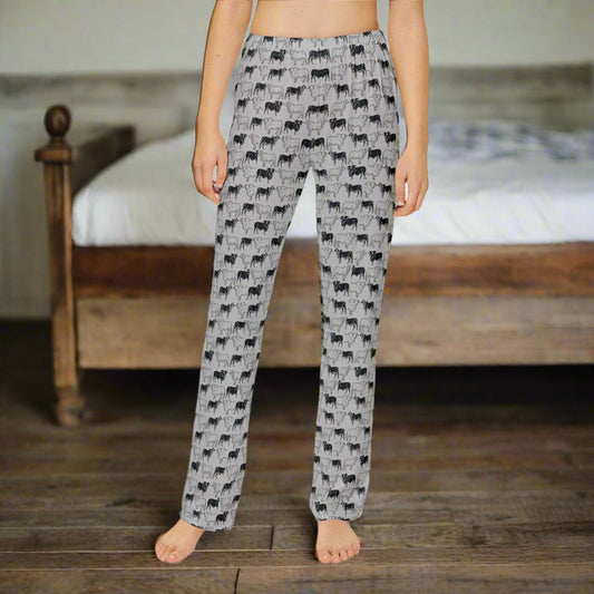 Brahman cattle, Kids Pajama Pants (AOP)
