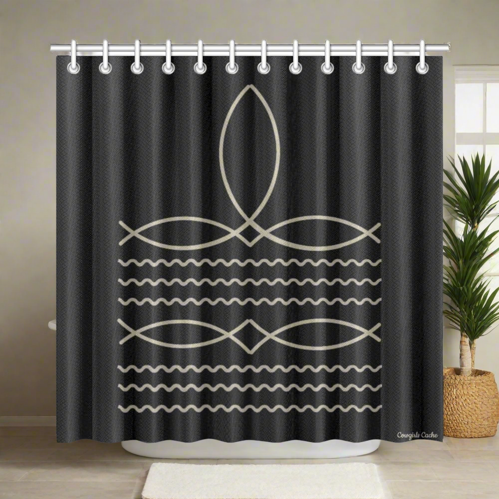 Boot Top Shower Curtains